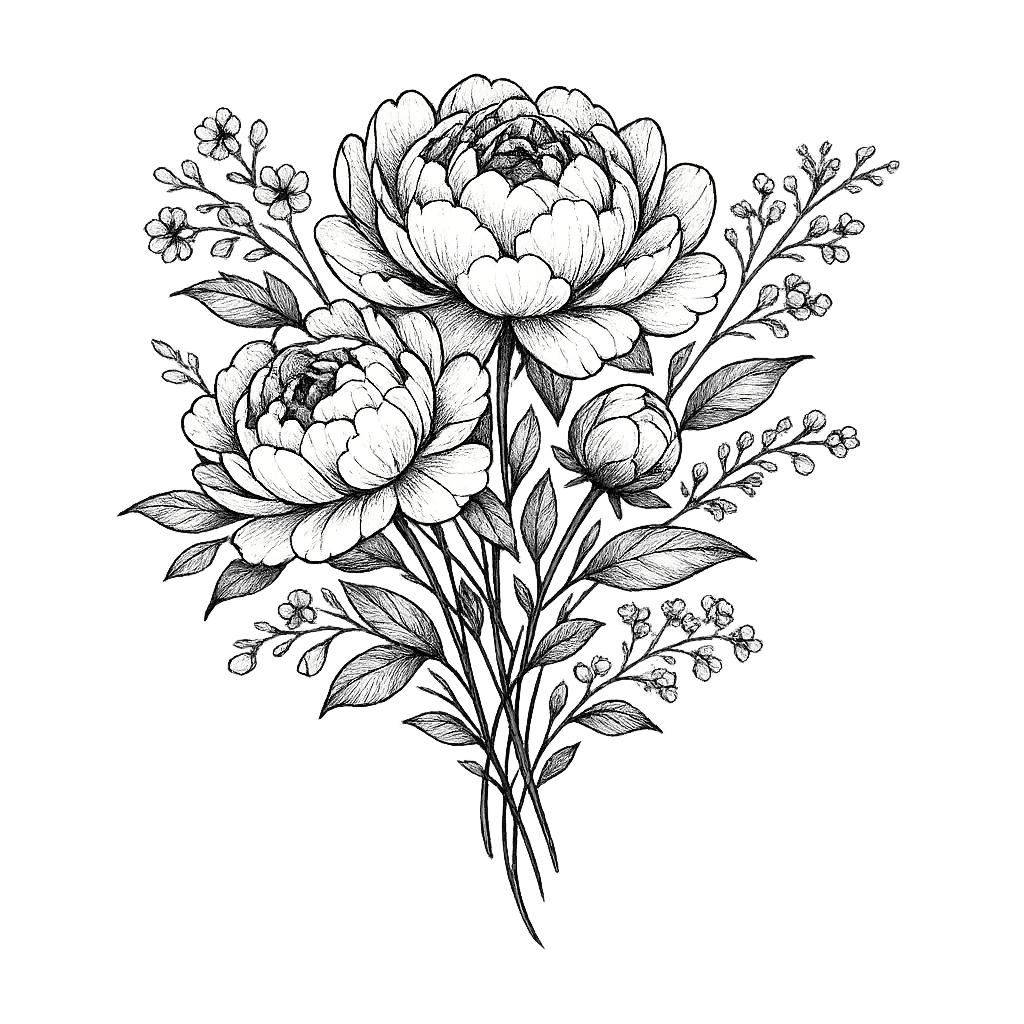 Blomster tatoveringsstil